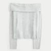 Hollister Comfortabele Cloud Stitchy Off-the-Shoulder Sweater Hollister Comfortabele Cloud Stitchy Off-the-Shoulder Sweater
