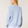 Hollister Comfy Cloud oversized trui met V-hals Hollister Comfy Cloud oversized trui met V-hals