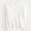 Hollister Comfy Cloud oversized trui met V-hals Hollister Comfy Cloud oversized trui met V-hals