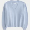 Hollister Comfy Cloud oversized trui met V-hals Hollister Comfy Cloud oversized trui met V-hals