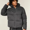 Hollister Feel Good fleece pufferjack Hollister Feel Good fleece pufferjack
