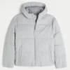 Hollister Feel Good fleece pufferjack Hollister Feel Good fleece pufferjack