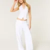 Hollister Livvy broek met lage taille en wijde pijpen
