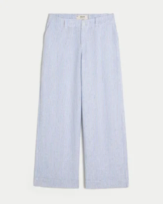 Hollister Livvy broek met lage taille en wijde pijpen Hollister Livvy broek met lage taille en wijde pijpen