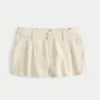 Hollister Livvy laag uitgesneden short van linnenmix 3″