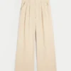 Hollister Livvy Ultra High-Rise Linnenmix Broek met wijde pijpen Hollister Livvy Ultra High-Rise Linnenmix Broek met wijde pijpen