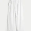 Hollister Livvy Ultra High-Rise Linnenmix Broek met wijde pijpen