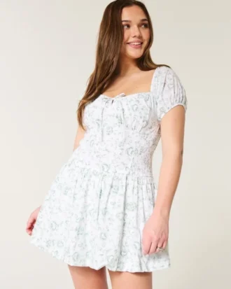 Hollister Sofia Bubble Skort-jurk met lage taille