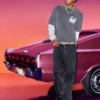 Hollister x Taco Bell Gewassen zwarte baggy jeans met geborduurde print Hollister x Taco Bell Gewassen zwarte baggy jeans met geborduurde print