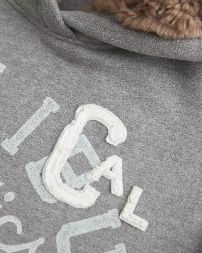 Hoodie met capuchon met voering van imitatiebont Hoodie met capuchon met voering van imitatiebont