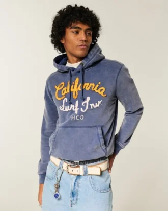 Hoodie met logo-afbeelding