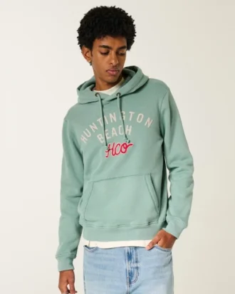 Hoodie met logo-afbeelding