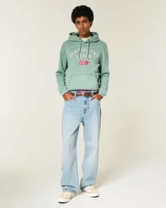 Hoodie met logo-afbeelding