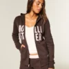 Hoodie met logo en ritssluiting Hoodie met logo en ritssluiting