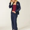 Hoodie met logo en ritssluiting Hoodie met logo en ritssluiting
