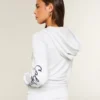 Hoodie met logo en ritssluiting Hoodie met logo en ritssluiting