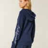 Hoodie met logo en ritssluiting Hoodie met logo en ritssluiting