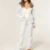 Hoodie met rits en nepbontrand Hoodie met rits en nepbontrand