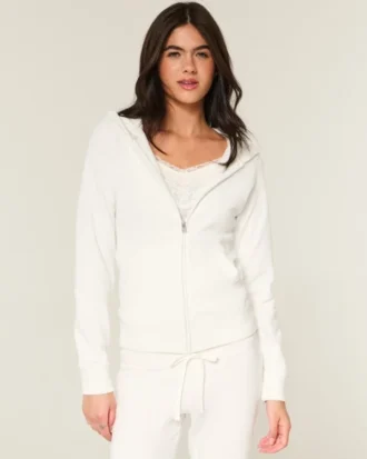 Hoodie met ritssluiting