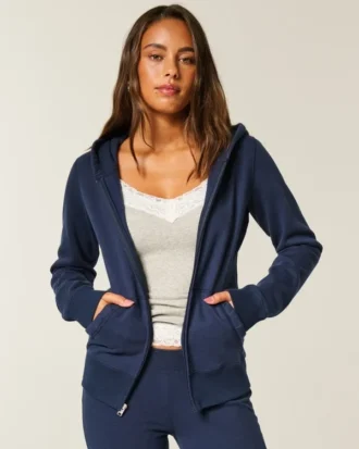 Hoodie met ritssluiting