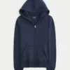Hoodie met ritssluiting
