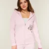 Hoodie met ritssluiting en rozenprint Hoodie met ritssluiting en rozenprint