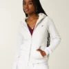 Hoodie met ritssluiting en voering van imitatiebont Hoodie met ritssluiting en voering van imitatiebont