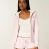 Hoodie met ritssluiting en voering van imitatiebont Hoodie met ritssluiting en voering van imitatiebont