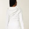 Hoodie met ritssluiting en voering van imitatiebont Hoodie met ritssluiting en voering van imitatiebont