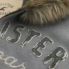 Hoodie met ritssluiting, logo en afwerking van imitatiebont Hoodie met ritssluiting, logo en afwerking van imitatiebont