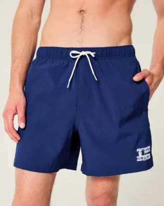 Huntington Beach Graphic Mid-Thigh Volley zwembroek