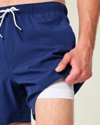 Huntington Beach Graphic Mid-Thigh Volley zwembroek