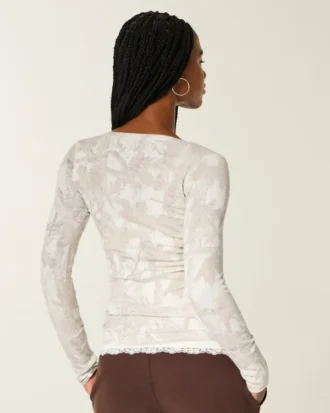 Icon Henley met lange mouwen