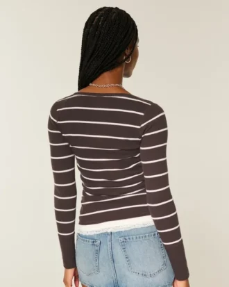 Icon Henley met lange mouwen