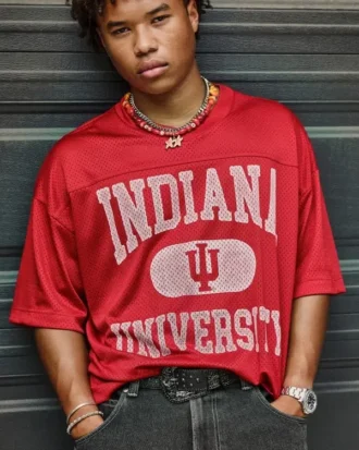 Indiana University Hoosiers grafisch voetbalshirt