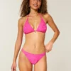Jacquard Cheeky bikinibroekje met dubbele bandjes