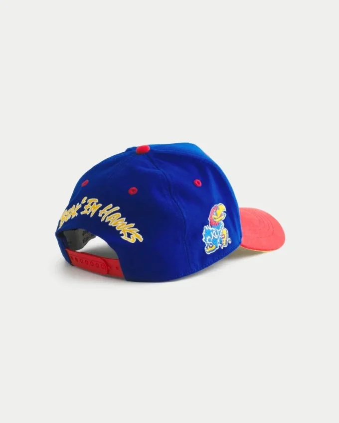 Kansas Jayhawks baseballpet met opdruk