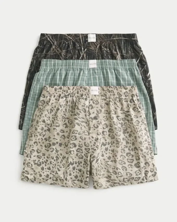 Katoenen boxershorts, 3-pack