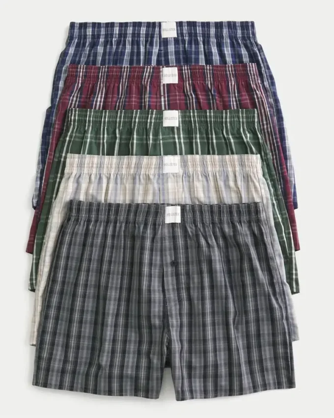 Katoenen boxershorts 5-pack