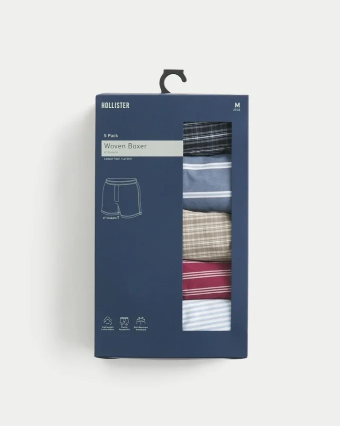 Katoenen boxershorts 5-pack