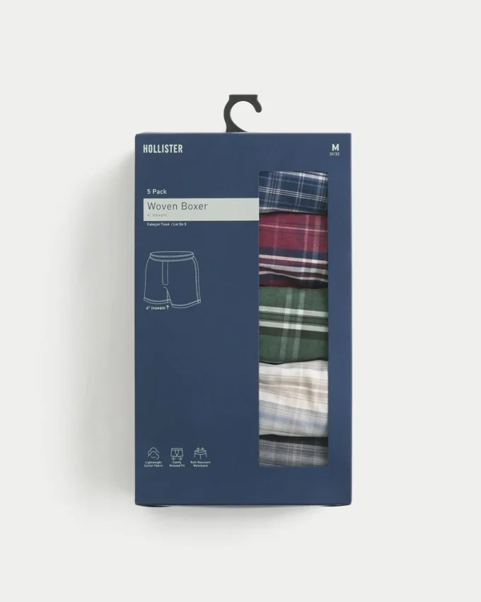 Katoenen boxershorts 5-pack