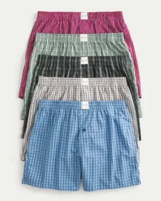 Katoenen boxershorts, 5 stuks