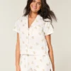 Katoenen Oxford-shirt met korte mouwen Katoenen Oxford-shirt met korte mouwen
