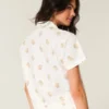 Katoenen Oxford-shirt met korte mouwen Katoenen Oxford-shirt met korte mouwen