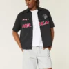 Knie-lange twill pull-on short