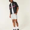 Knie-lange twill pull-on short