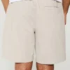 Knie-lange twill pull-on short