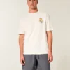 Knie-lange twill short