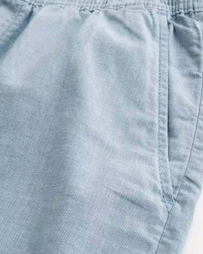 Korte broek van linnenmix tot halverwege het bovenbeen