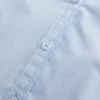 Korte mouwen stretch popeline overhemd met knopen